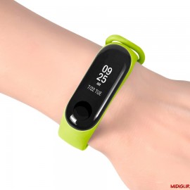 بند سیلیکونی رنگی می بند 3 و میبند 4 | Xiaomi Mi Band 3 Miband4 Silicone Colorful Strap