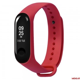 بند سیلیکونی رنگی می بند 3 و میبند 4 | Xiaomi Mi Band 3 Miband4 Silicone Colorful Strap