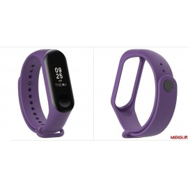 بند سیلیکونی رنگی می بند 3 و میبند 4 | Xiaomi Mi Band 3 Miband4 Silicone Colorful Strap