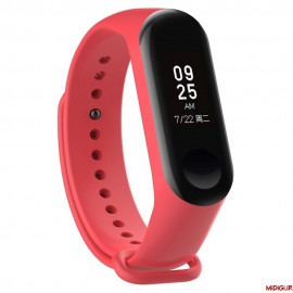 بند سیلیکونی رنگی می بند 3 و میبند 4 | Xiaomi Mi Band 3 Miband4 Silicone Colorful Strap