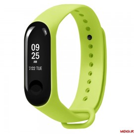 بند سیلیکونی رنگی می بند 3 و میبند 4 | Xiaomi Mi Band 3 Miband4 Silicone Colorful Strap