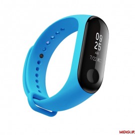 بند سیلیکونی رنگی می بند 3 و میبند 4 | Xiaomi Mi Band 3 Miband4 Silicone Colorful Strap