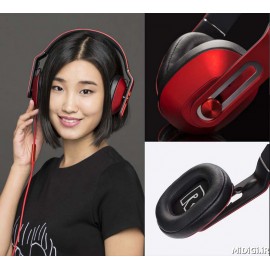 هدفون سیمی وان مور ام کی 801 می شیاومی شیائومی |  1More Xiaomi Mi MK801 Wired Voice of China Over-Ear Headphones