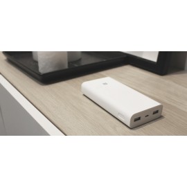 پاور بانک 20000 میلی آمپر ساعت ورژن2 می شیاومی شیائومی شیاومی | Xiaomi Mi Power Bank Version2 20000mAh White