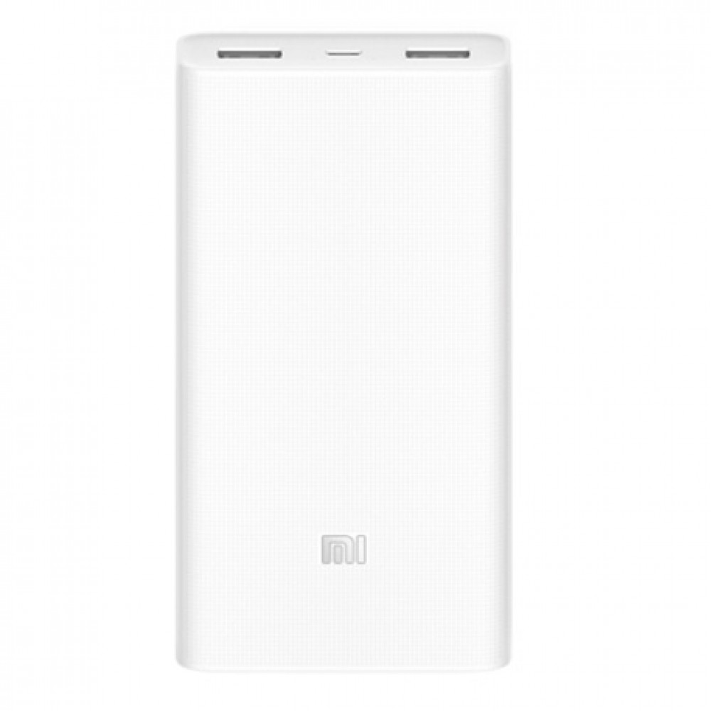 پاور بانک 20000 میلی آمپر ساعت ورژن2 می شیاومی شیائومی شیاومی | Xiaomi Mi Power Bank Version2 20000mAh White