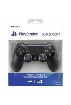 دسته کنسول بازی ps4 پک بلند اورجینال اصلی با تخفیف ویژه | Sony PS4 DualShock 4 v2 Wireless Controller Jet Black Built-In Speaker