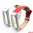 بند چرمی با فریم فلزی می بند 2 میجابز شیاومی شیائومی | Xiaomi MiBand 2 Pu1 Mijobs Leather Strap with Metal Frame