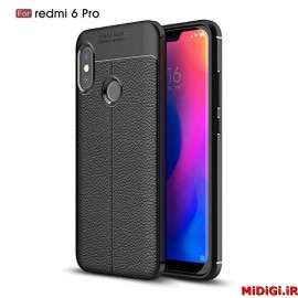 قاب و بک کاور طرح چرم مدل آتو فوکوس گوشی ردمی سیکس پرو و می A2 لایت شیائومی - Xiaomi Redmi 6 Pro Mi A2 Lite Auto Focus Case Cover