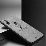 قاب و بک کاور گوشی مدل می A2 و می 6X شیائومی طرح گوزنی | Xiaomi Mi A2 Mi 6X Cloth Texture Silicone Deer Case Cover