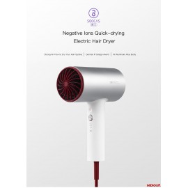 سشوار یون منفی مدل سوکر اچ تری شیاومی شیائومی | Xiaomi Mi Soocare Soocas H3 Anion Negative Ions Professional Electric Hair Dryer PLATINUM