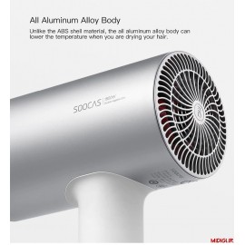 سشوار یون منفی مدل سوکر اچ تری شیاومی شیائومی | Xiaomi Mi Soocare Soocas H3 Anion Negative Ions Professional Electric Hair Dryer PLATINUM