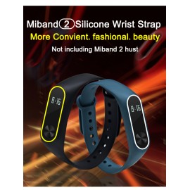 بند رنگی سیلیکونی ساعت و دستبند هوشمند سلامتی می بند 2 شیاومی شیامی شیائومی | Xiaomi Mi Colorful Miband2 Silicon Strap For Version 2