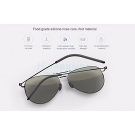 عینک آفتابی دودی پلاریزه ضداشعه فرابنفش تی اس می شیاومی شیامی شیائومی | Xiaomi Mi TS Turok Steinhardt UV Polarized Sunglasses Eyeware Stainless Sun Lenses UV Proof