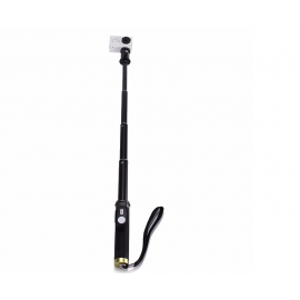 مونوپاد و دسته نگهدارنده شاتر بلوتوث دوربین ورزشی وای آی می شیاومی شیامی شیائومی | Xiaomi Mi Yi Action Camera Monopod Selfie Stick With Bluetooth Shutter Remote Control