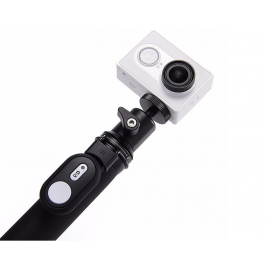 مونوپاد و دسته نگهدارنده شاتر بلوتوث دوربین ورزشی وای آی می شیاومی شیامی شیائومی | Xiaomi Mi Yi Action Camera Monopod Selfie Stick With Bluetooth Shutter Remote Control